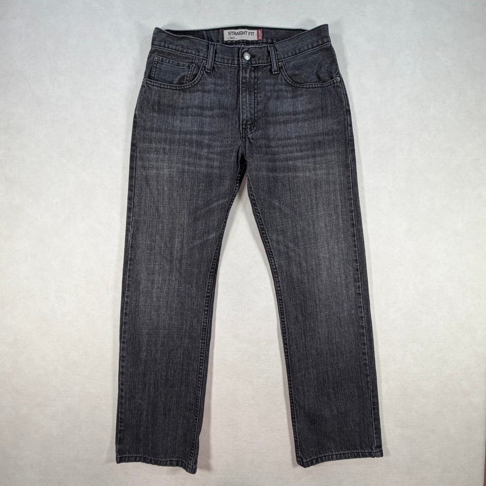 Vintage‎ Black Levi's 505 Size 31x30 Men's Jeans Regular Fit Skater Grunge Y2K